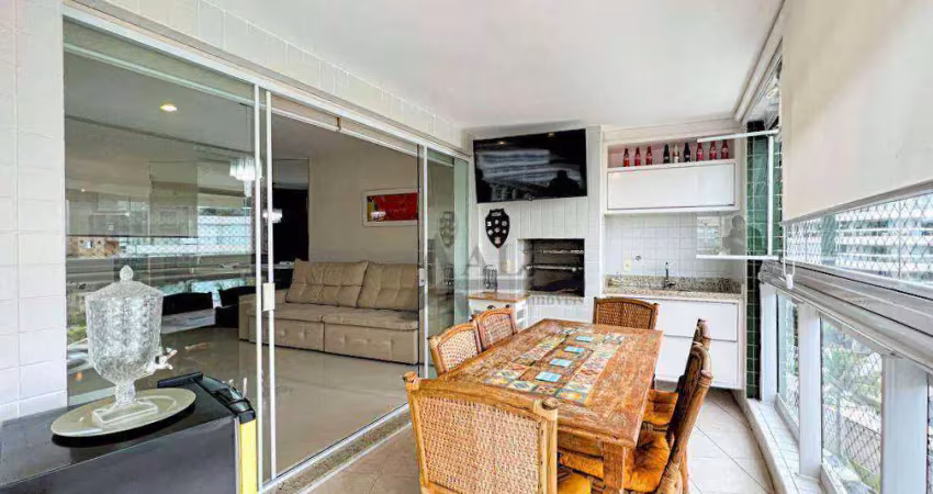 ** riviera de são lourenço - oportunidade - lindo apto. c/ ampla varanda gourmet c/ churrasqueira - 2 vagas **