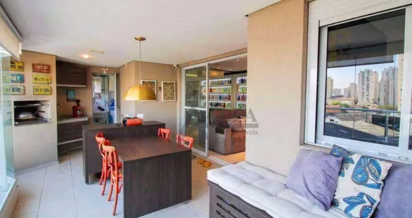 ** origine moóca - maravilhoso apartamento c/ ampla varanda gourmet c/ churrasqueira **