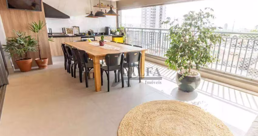 ** high moóca - i m p e r d í v e l - maravilhoso apartamento c/ ampla varanda gourmet c/ churrasqueira **