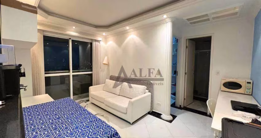 ** first class - oportunidade - lindo studio ensolarado em andar alto c/ vista deslumbrante - 1 vaga - próx. ao metrô **