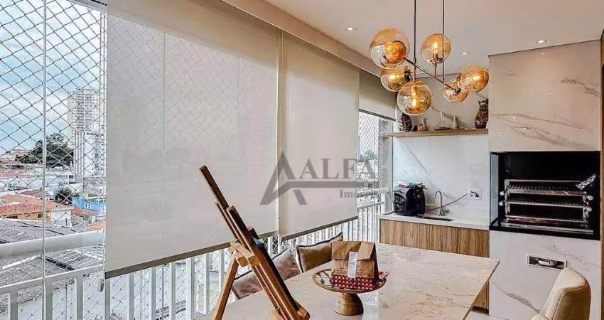 ** paysage moóca - maravilhoso apartamento c/ ampla varanda gourmet c/ churrasqueira **