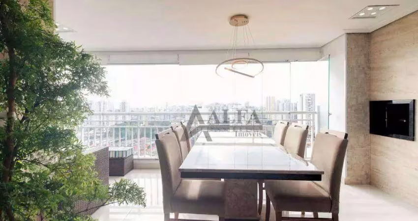 ** vitório tatuapé - maravilhoso apartamento em andar alto c/ ampla varanda gourmet c/ churrasqueira **