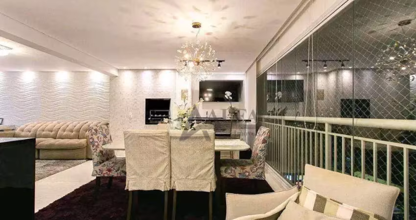 ** varanda tatuapé - cinematográfico apartamento c/ ampla varanda gourmet c/ churrasqueira **