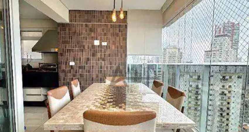 ** edifício málaga - i m p e r d í v e l - maravilhoso apartamento em andar alto c/ ampla varanda gourmet c/ churrasqueira **
