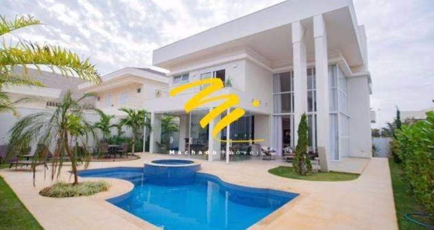 Sobrado à venda em Campinas, Loteamento Mont Blanc Residence, com 4 suítes, com 408 m²
