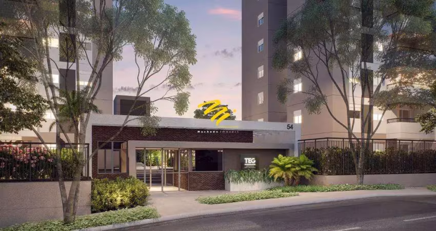 Apartamento à venda em campinas, parque rural fazenda santa cândida, com 2 quartos, com 55.5 m²