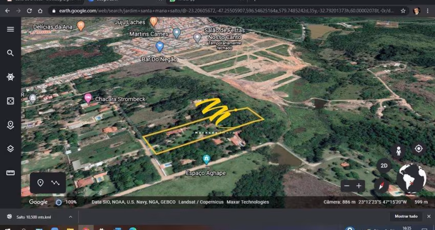 Terreno à venda em Salto, Sítio Santa Terezinha, com 10500 m²