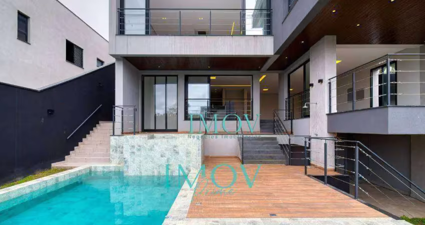 Sobrado com 5 dormitórios à venda, 595 m² por r$ 5.300.000,00 - condomínio residencial alphaville - são josé dos campos/sp