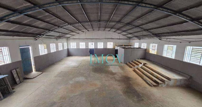 Galpão para alugar, 728 m² por R$ 17.517,00/mês - Chácaras Reunidas - São José dos Campos/SP