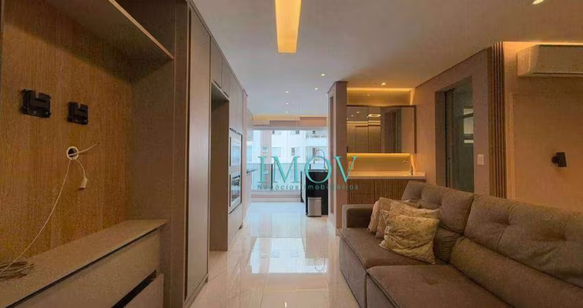 Apartamento com 1 dormitório para alugar, 40 m² por R$ 4.493,00/mês - Jardim Aquarius - São José dos Campos/SP