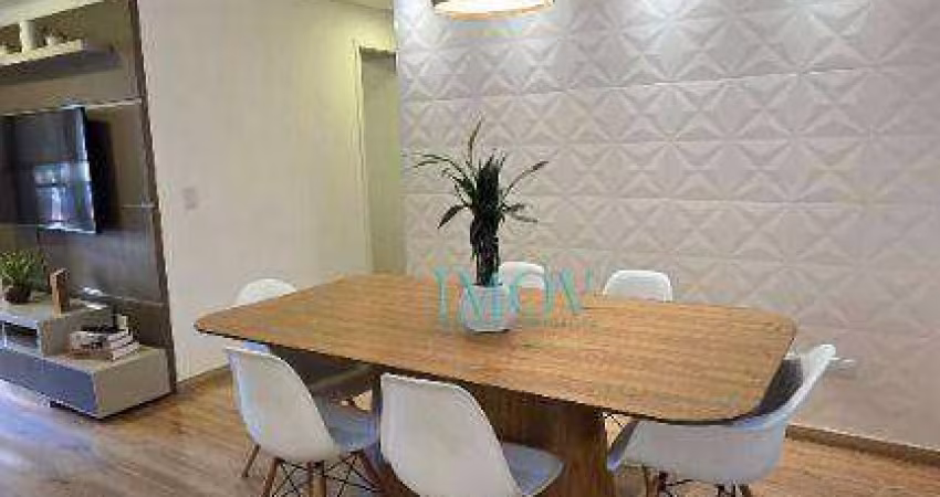 Apartamento com 3 dormitórios à venda, 74 m² por R$ 639.000 - Parque Industrial - São José dos Campos/SP