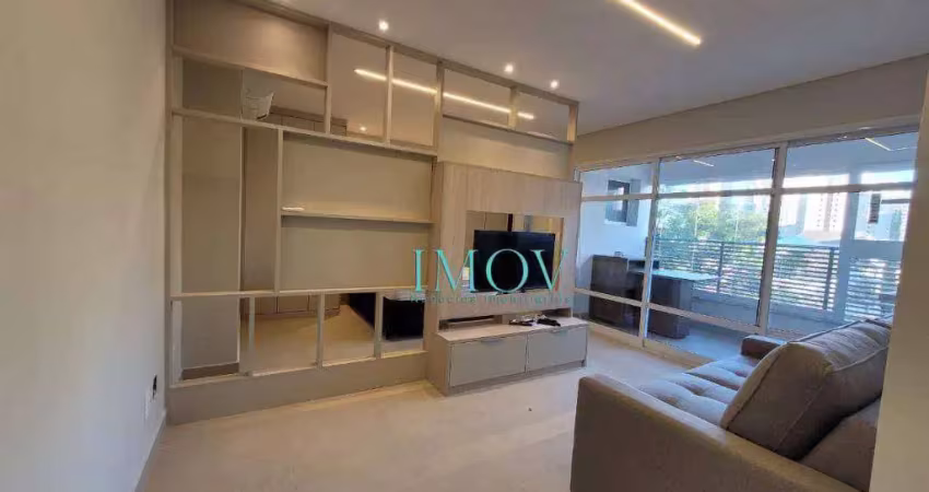 Apartamento com 1 dormitório para alugar, 45 m² por r$ 4.160,00/mês - jardim aquarius - são josé dos campos/sp