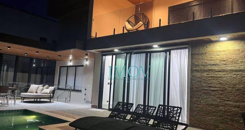 Sobrado com 3 dormitórios à venda, 355 m² por r$ 3.500.000,00 - condomínio residencial jaguary - são josé dos campos/sp