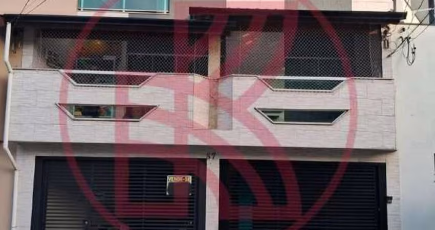 Sobrado para Venda em Santo André, Vila Linda, 3 dormitórios, 1 suíte, 2 banheiros, 2 vagas
