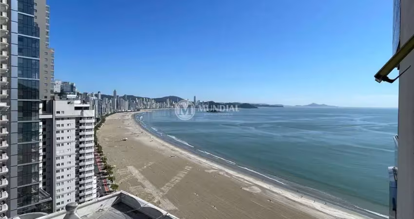 Temporada frente mar com churrasqueira a carvao, centro, balneário camboriú - sc