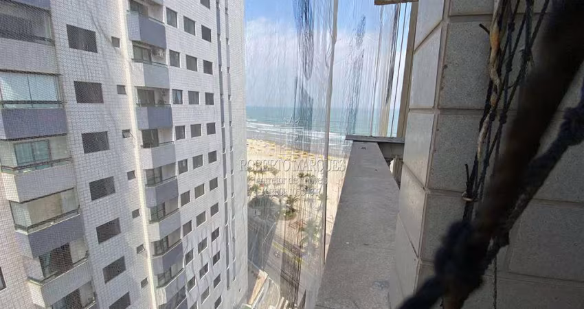 Apartamento lindo para quem procura locação temporaria de 1 Quarto com vista Mar, na Praia Grande/SP. O apartamento, além da ótima localização, está completamente reformado, com parte elétrica inteira