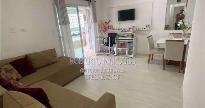 Apartamento Mobiliado a venda na Praia Grande - Canto do forteAlto padrão2 dormitórios sendo 1 suíte, sala 2 ambientes com sacada Gourmet Envidraçada, cozinha, área de serviço e wc.80m² e 1 Vaga.Apart