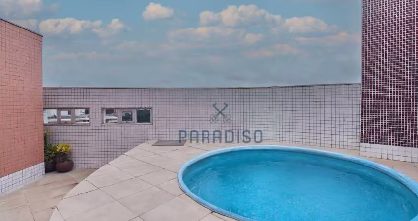 Cobertura com 3 dormitórios à venda, 163 m² por r$ 1.350.000,00 - centro cívico - curitiba/pr