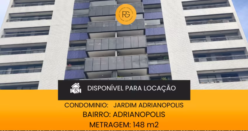 Apartamento Alto Padrão para Locação em Adrianópolis – 4 Dormitórios e Lazer Completo!