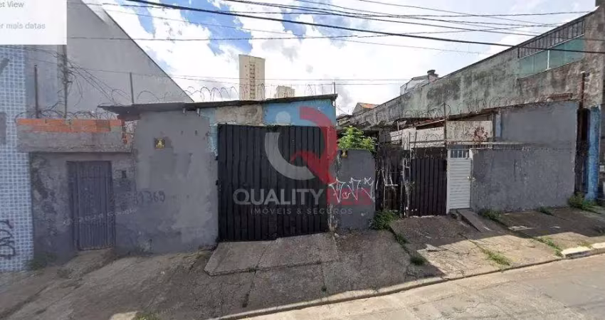 Terreno ou galpão para reforma comercial para venda na vila maria-zn. são 617m², com 2 lotes integrados, ótimo para investidores, construção de galpão. sendo:  1° lote: 12,20 de frente por 32,50 de la