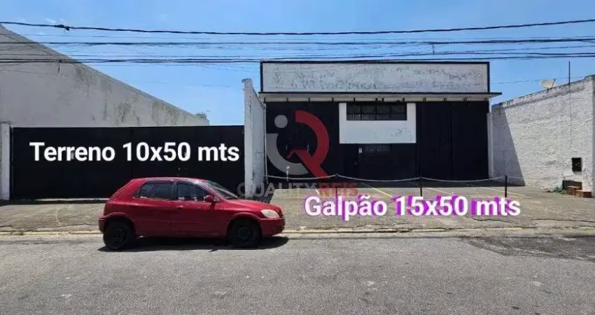 Excelente terreno plano com galpão de 640m² em ótimas condições para venda na vila maria baixa! segue informações dos imóveis:  