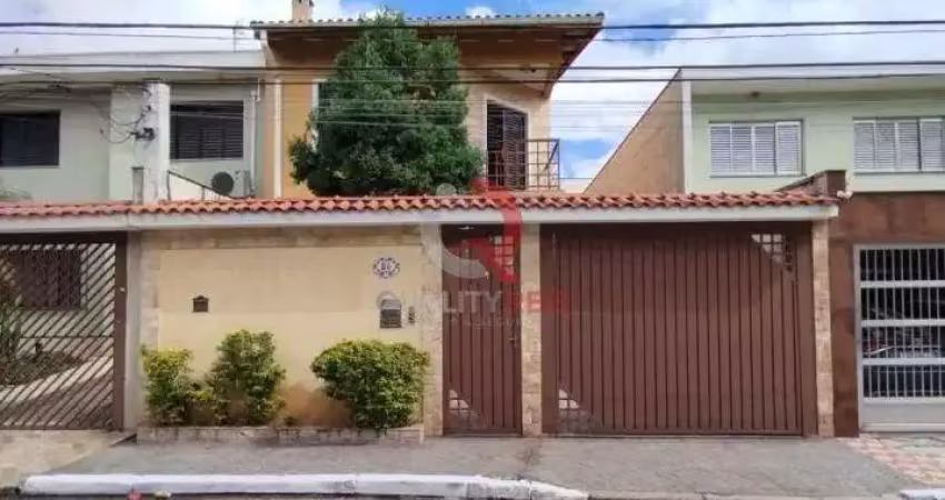 Sobrado à venda na vila guilherme- sp! amplo imóvel com 6 vagas de garagem, quintal grande, 3 dormitórios sendo 1 suíte,  5 banheiros, 222m². proximidades: parque do trote, mercado sonda da maria cand