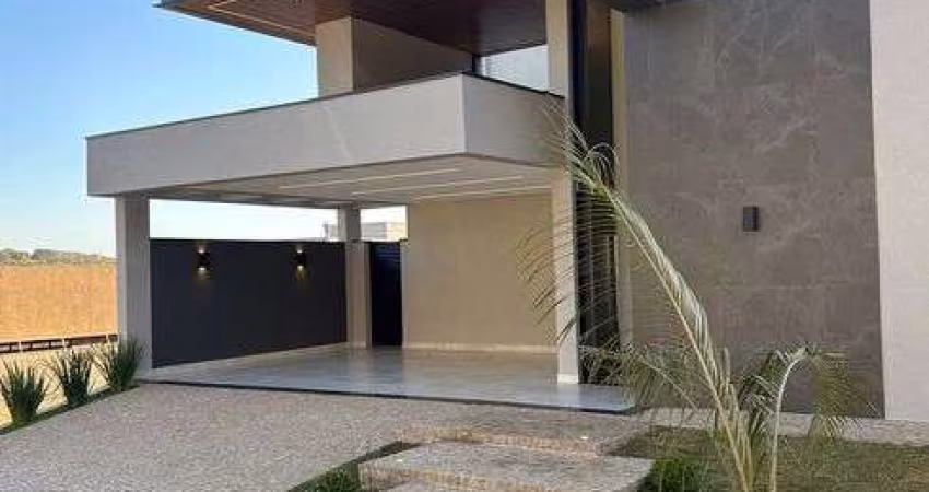 casa térrea Recém Construída Condomínio Reserva santa Luísa.