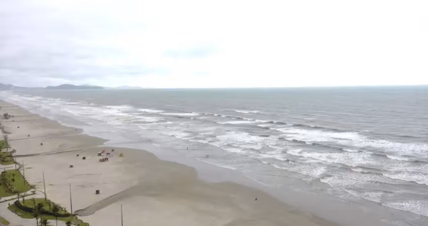 Vila caiçara - apto alto padrão, frente total para o mar.