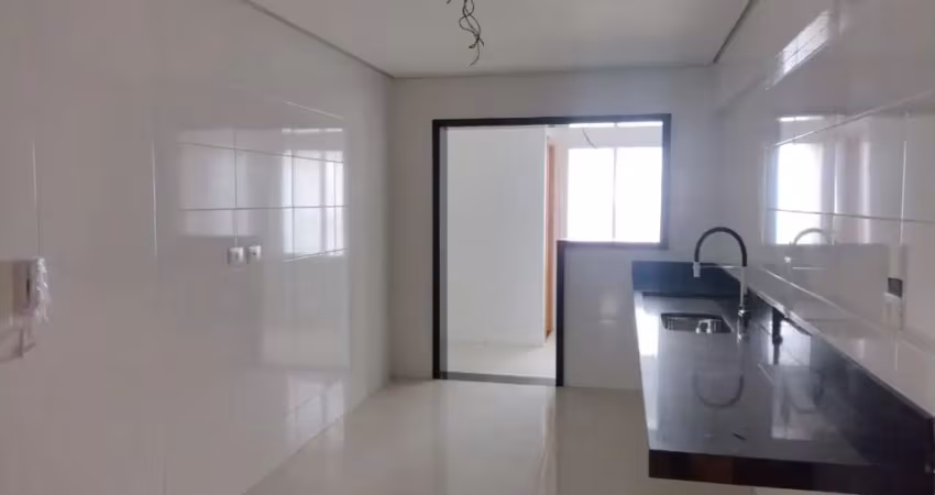 Vila caiçara, apto alto padrão 3 dorms, 3 suites, 3 vagas garagem, frente para o mar