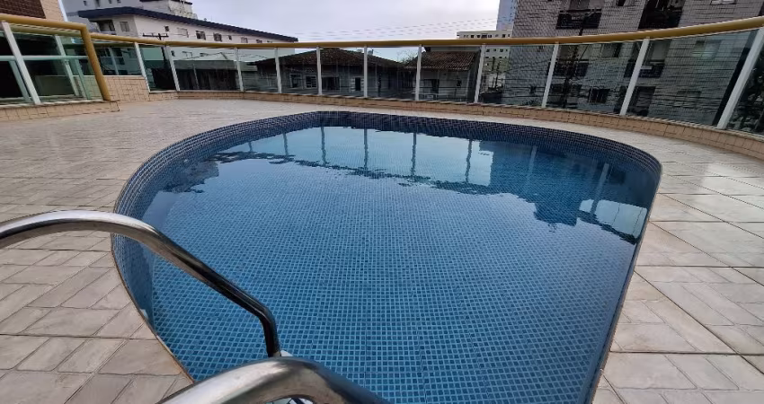 Vila Caiçara, lindo apto 2 dorms, suite, sacada, 100 mts do mar