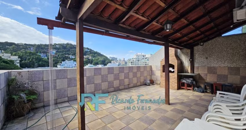 Cobertura Duplex, vista agradável, terraço e churrasqueira