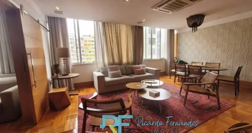 Alto padrão com estilo e exclusividade num refúgio de copacabana  150m² de sofisticação