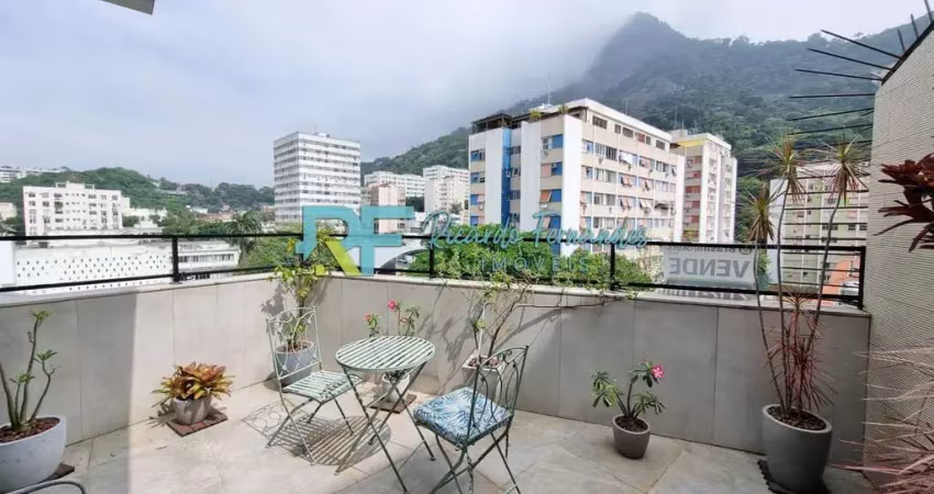 Cobertura duplex, 2 suítes, vaga de garagem, no humaitá