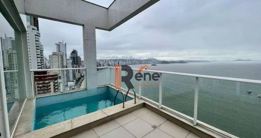 Cobertura 7 suítes. na avenida atlântica, barra sul em balneário camboriu-sc