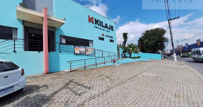 Pavilhão/galpão salão comercial, à locação no jardim revista, suzano - sp