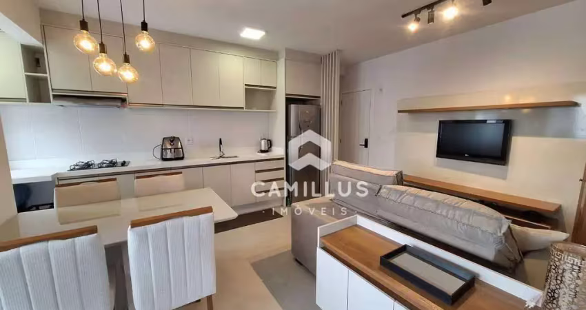 Apartamento com 2 dormitórios à venda, 54 m² por r$ 480.000 - cidade universitária pedra branca - sc