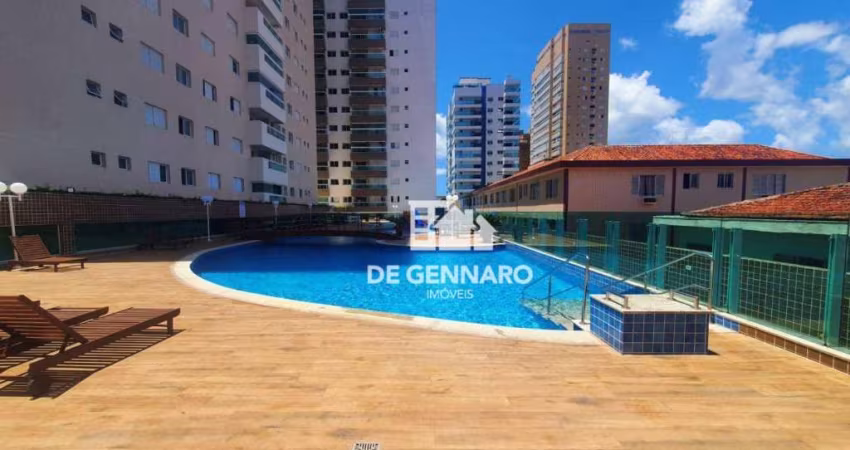 Pronto para Morar, Apartamento Mobiliado, com 2 dormitórios à venda, 75 m² por R$ 750.000 - Canto do Forte - Praia Grande/SP