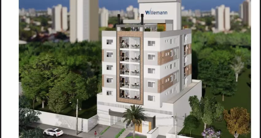 Edificio jardim revoredo na mesma rua da faculdade senac em tubarão.