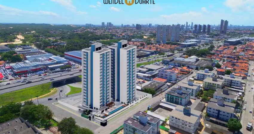 Ótimo apartamento a venda em neópolis - 2/4 com suíte - 70 m² - em construção