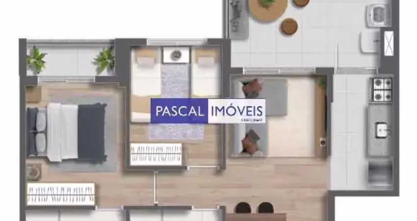 Apartamento com 2 quartos à venda na Avenida Santa Catarina, 1374, Vila Mascote, São Paulo