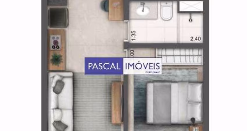 Apartamento com 1 quarto à venda na Rua Doutor Bacelar, 780, Vila Clementino, São Paulo