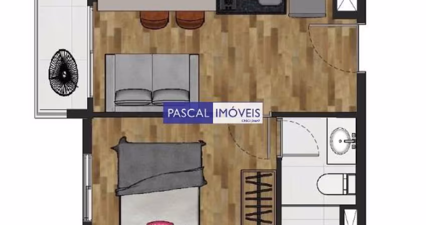 Apartamento com 1 quarto à venda na Rua Casa do Ator, 1100, Vila Olímpia, São Paulo