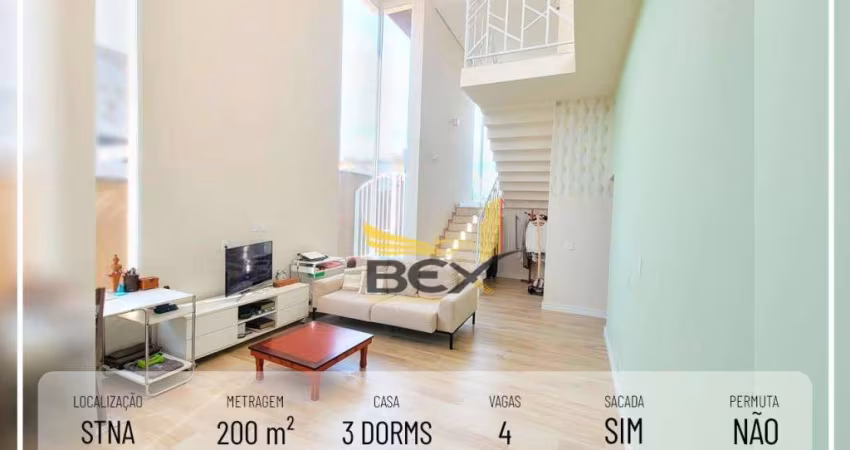 Casa com 3 dormitórios sendo 1 suíte, 4 vagas com 200 m² Santana de Parnaíba SP