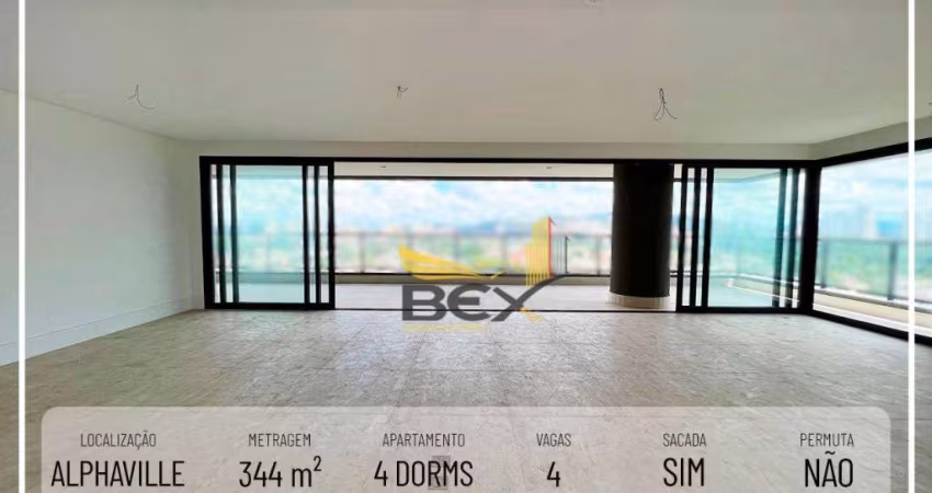 Apartamento com 4 dormitórios à venda, de 344 m²  em Alphaville Industrial - Barueri SP