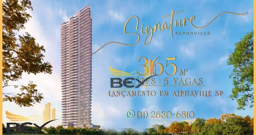 Apartamento com 4 suítes 5 vagas 365 m² em alphaville barueri sp