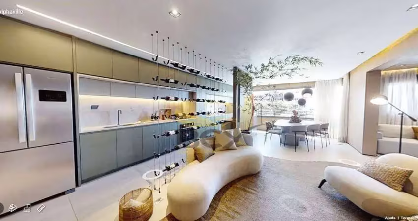 Apartamento com 3 dormitórios  com suíte de 90 m² em  alphaville barueri sp