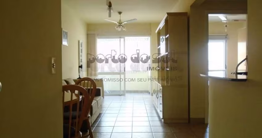 Apto de 1 dorm. com sacada,churras e gargagem