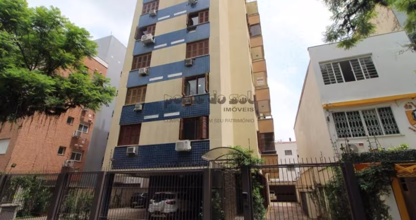 Apartamento de frente com garagem no Bom Fim