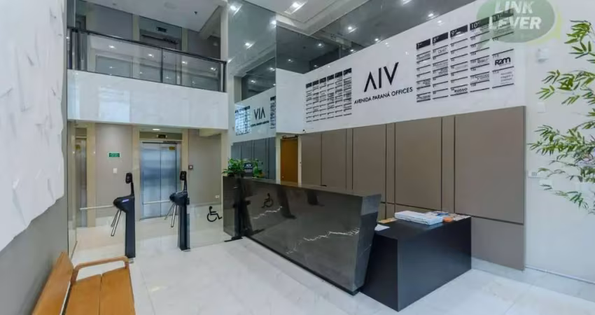 Sala mobiliada à venda, 30 m² por r$ 290.000 - cabral - curitiba/pr