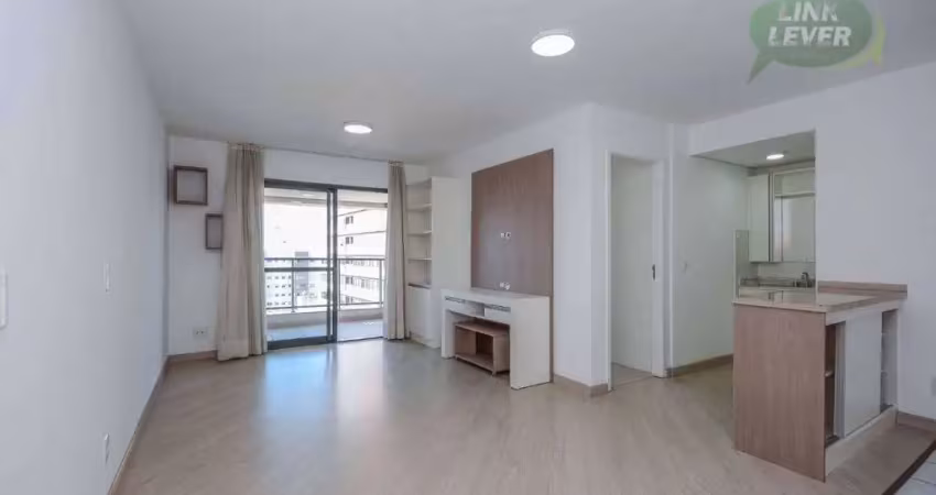 Apartamento com 1 dormitório para alugar, 47 m² por r$ 3.610,00/mês - agua verde - curitiba/pr